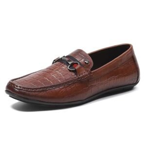 Monte Carlo Mens Solid Slip on Genuine Leather Loafers (201820FW)